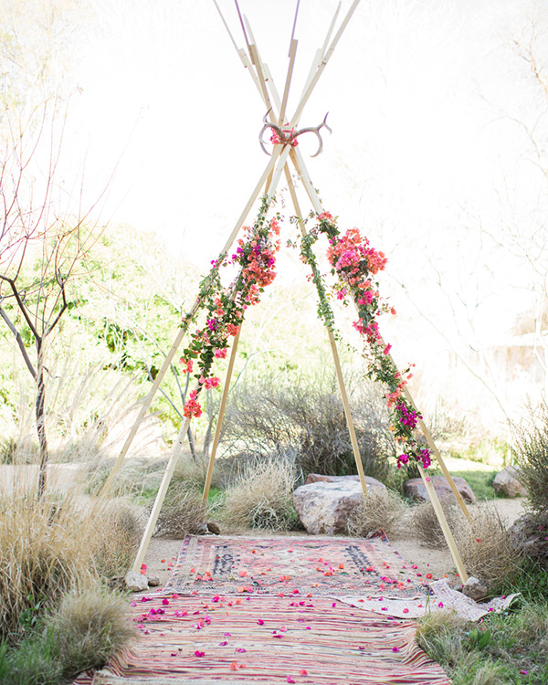 cerimonia matrimonio bohemien